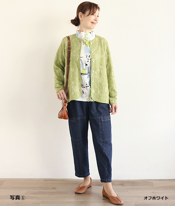 お値下げ》オーリンOlinボートウエア らくがきプリントプルオーバー l 50代・60代からの婦人服 オルウェイズ