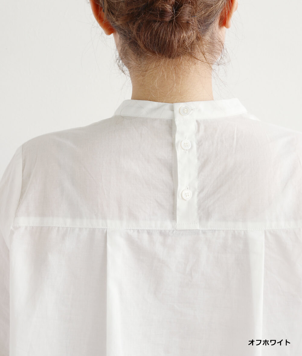 草花刺繍ブラウスかぶり