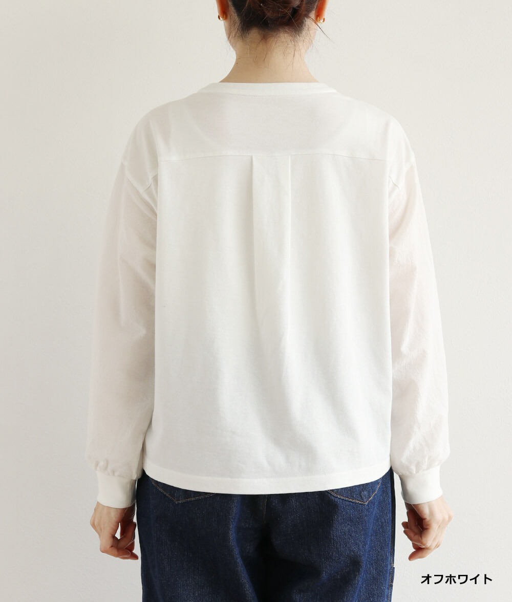 花刺繍プルオーバー