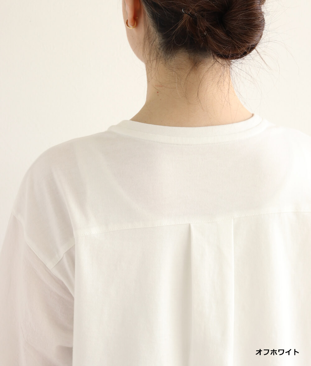 花刺繍プルオーバー