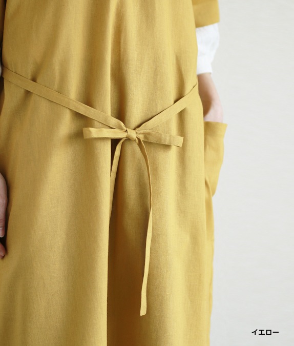 綿麻五分袖2way割烹着 l 40代・50代からの婦人服 オルウェイズ公式通販