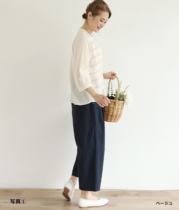 【7/10(金)10：00～◆再値下げSALE40%OFF】キャッチボイルブラウス