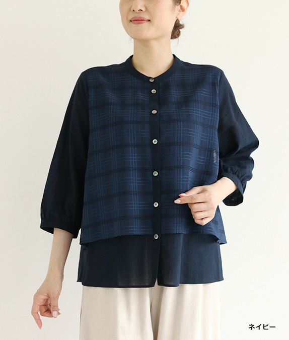 【7/10(金)10：00～◆再値下げSALE40%OFF】キャッチボイルブラウス