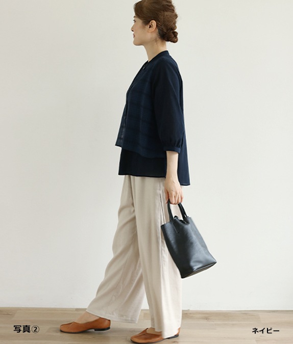 【7/10(金)10：00～◆再値下げSALE40%OFF】キャッチボイルブラウス