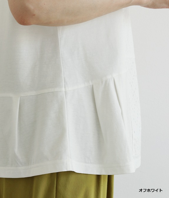 パッチワークレースプルオーバー