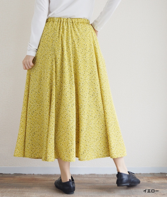 ドビーデシンひらひらスカート l 大人のスカート l ミセス l 40代・50