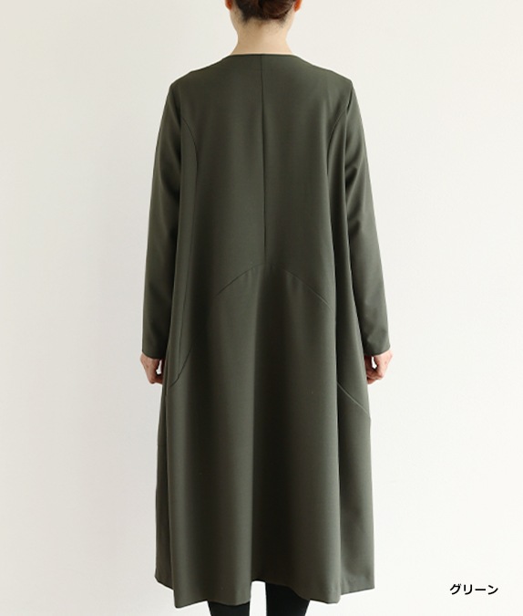 【SALE20%OFF】ウェーブラインワンピース