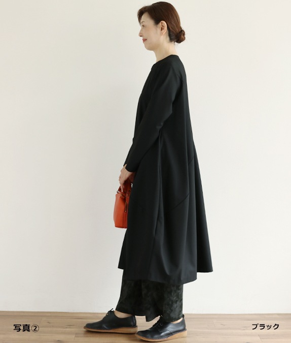 【SALE20%OFF】ウェーブラインワンピース