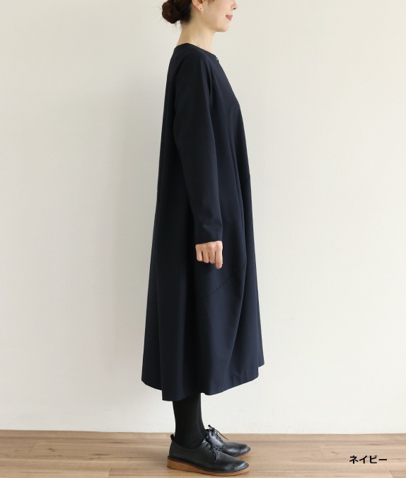 【SALE20%OFF】ウェーブラインワンピース