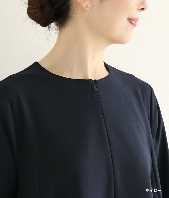 【SALE20%OFF】ウェーブラインワンピース