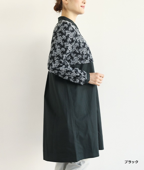 【SALE50%OFF】レース合わせチュニック