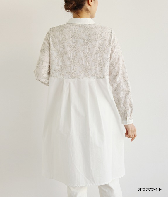 【SALE50%OFF】レース合わせチュニック