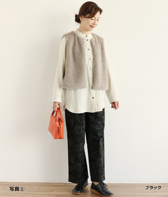 【SALE20%OFF】フラワーコールイージーパンツ