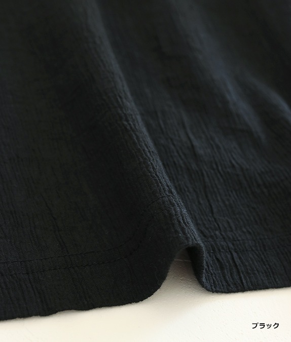 チェック楊柳チュニック