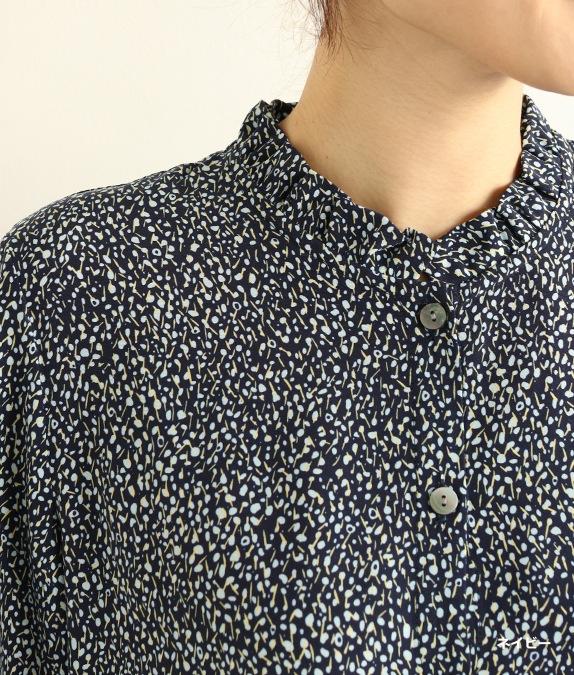 【SALE50%OFF】ネックフリルブラウス