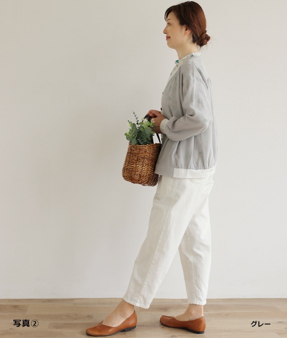 【SALE50%OFF】コットンボイルカーディガン