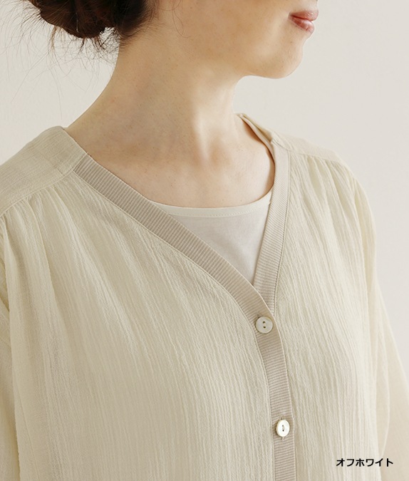 【SALE50%OFF】コットンボイルカーディガン