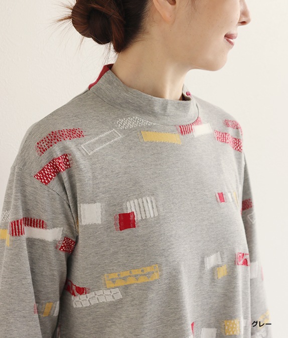 【SALE20%OFF】ブロックジャカードプルオーバー