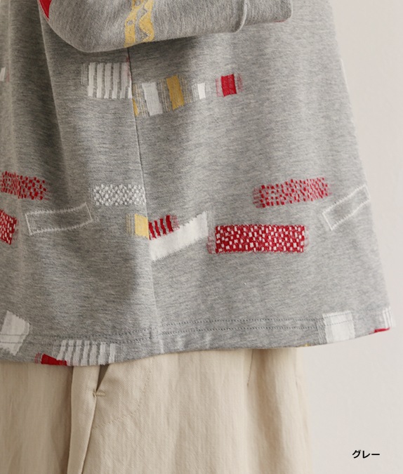 【SALE20%OFF】ブロックジャカードプルオーバー