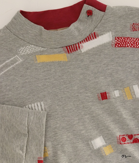 【SALE20%OFF】ブロックジャカードプルオーバー