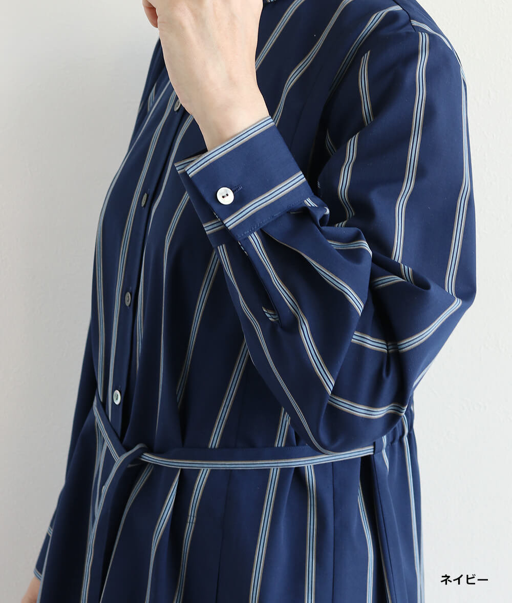 【SALE50%OFF】ストライプワンピース