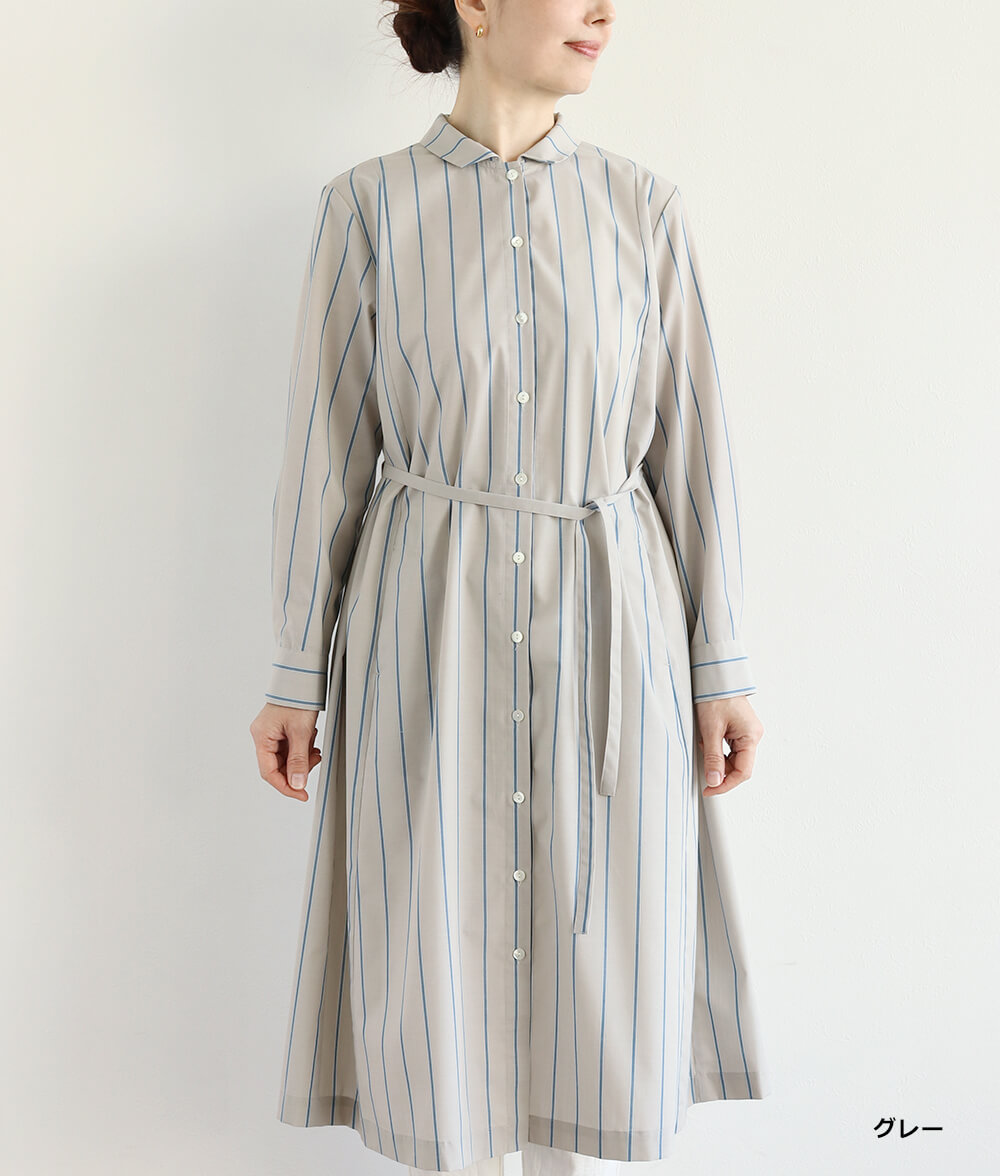 【SALE50%OFF】ストライプワンピース