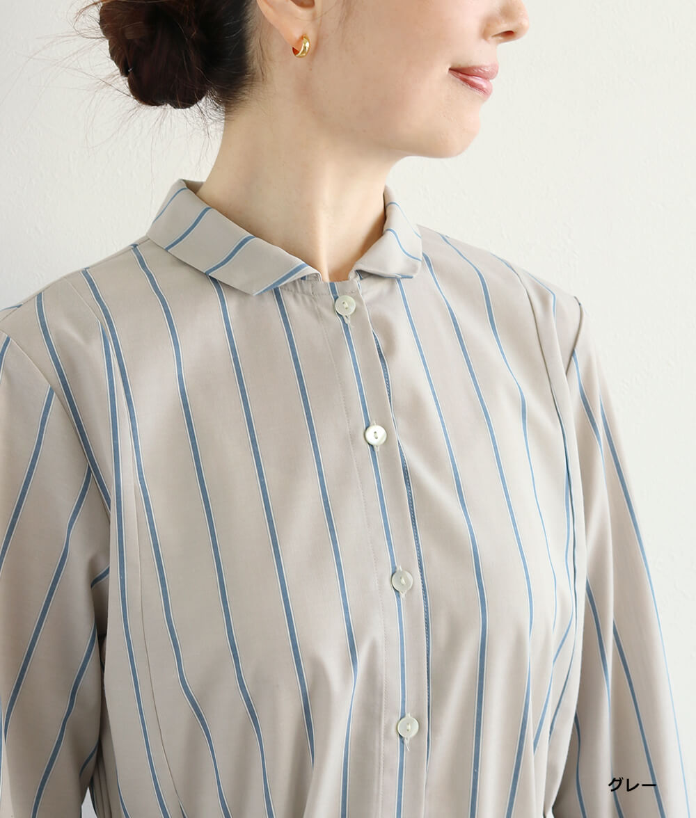 ストライプワンピースl 50代・60代からの婦人服 オルウェイズ公式通販
