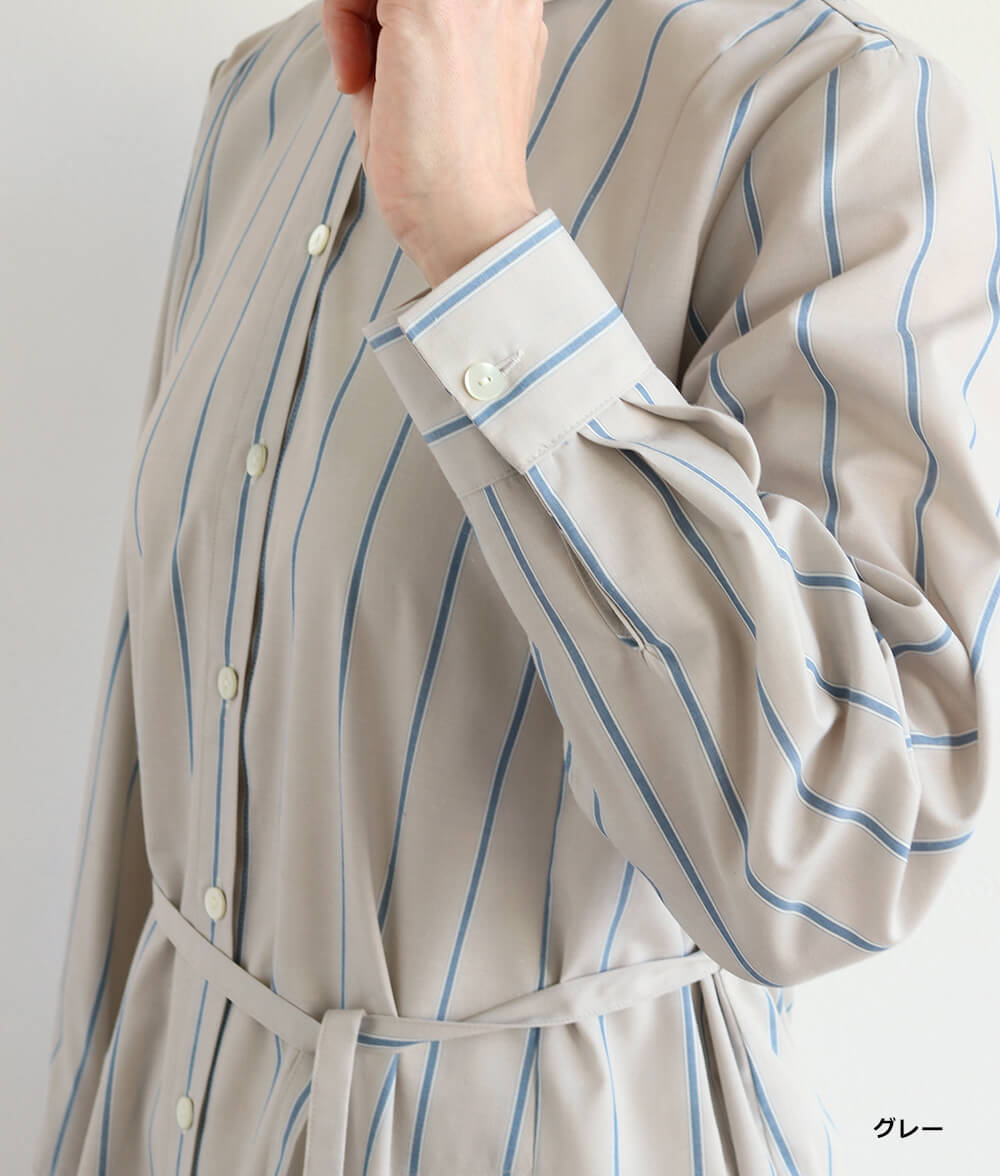 【SALE50%OFF】ストライプワンピース