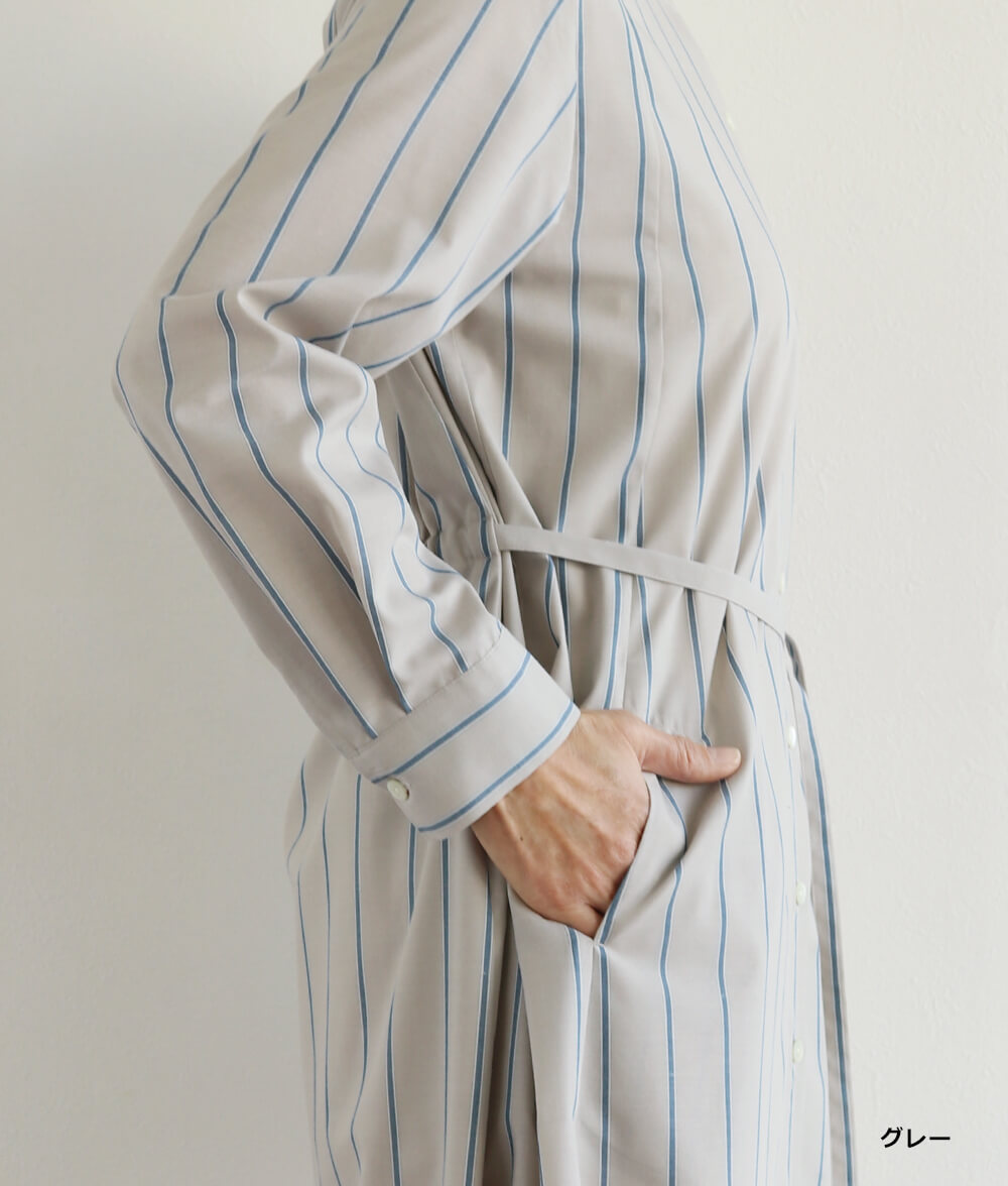 【SALE50%OFF】ストライプワンピース