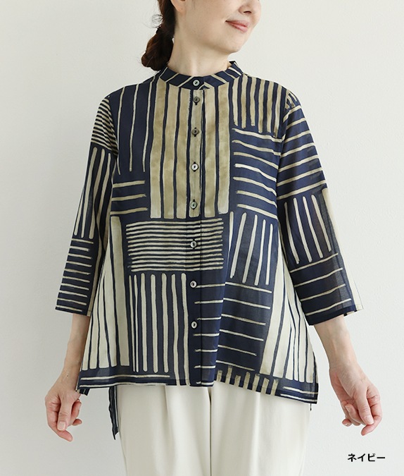 【期間限定優待価格20％OFF◆5/15(金)10時～5/25(月)13時迄】トライアングルブラウス