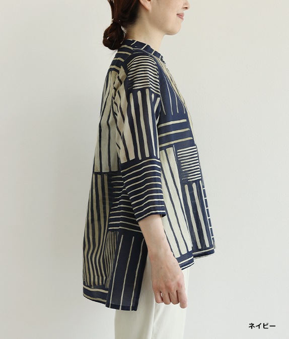 【期間限定優待価格20％OFF◆5/15(金)10時～5/25(月)13時迄】トライアングルブラウス
