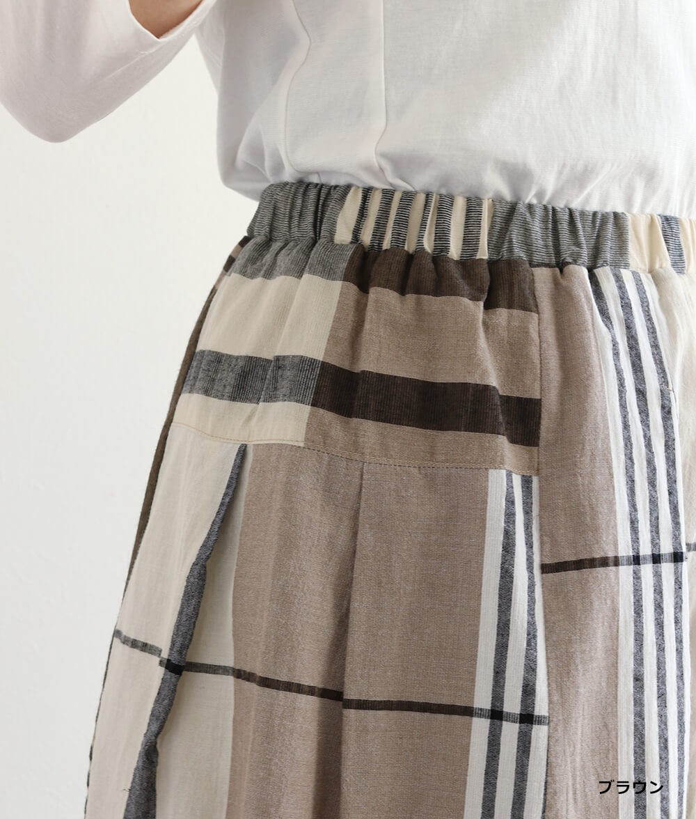 【SALE50%OFF】ビッグチェックスカート