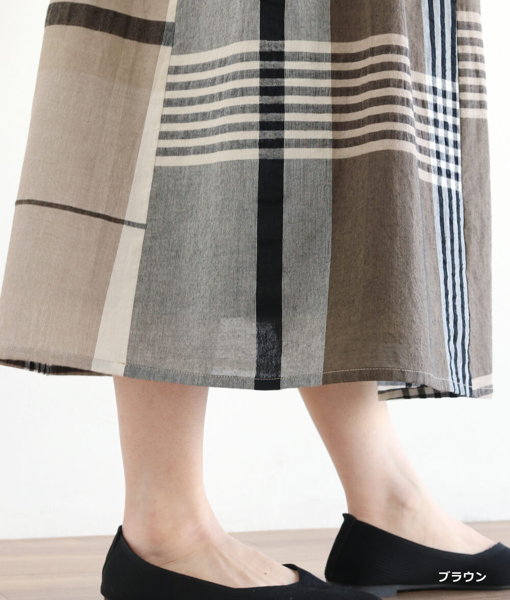 【SALE50%OFF】ビッグチェックスカート