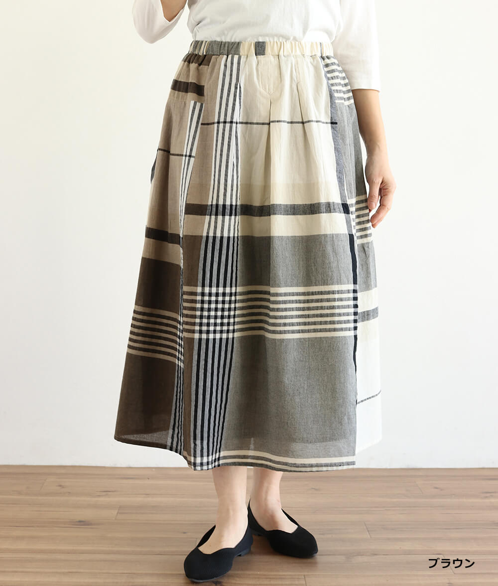 【SALE50%OFF】ビッグチェックスカート