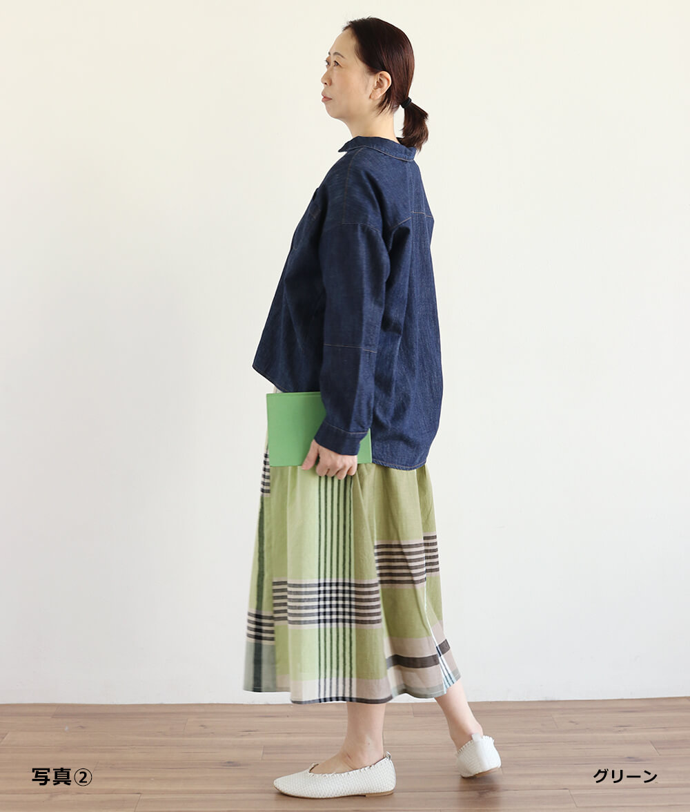 【SALE50%OFF】ビッグチェックスカート