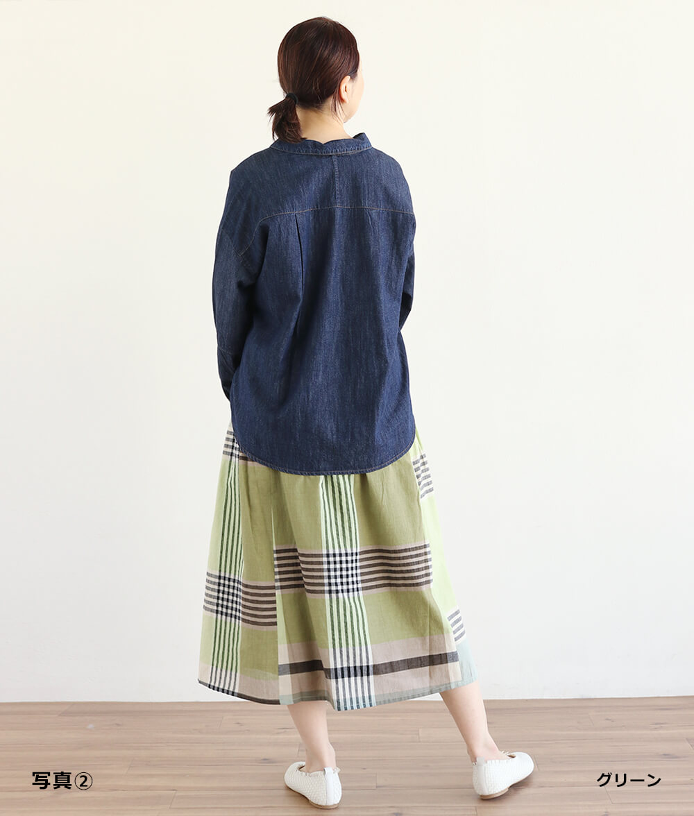 【SALE50%OFF】ビッグチェックスカート