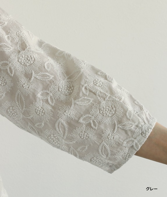 【SALE30%OFF】ブラウジングレースブラウス