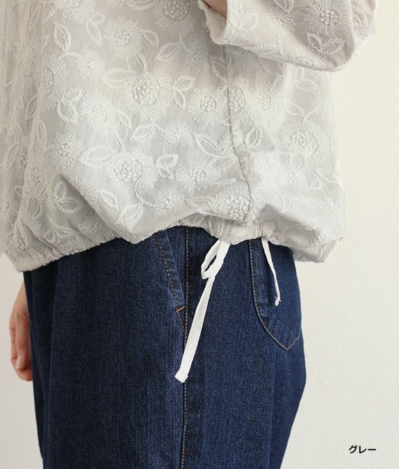 【SALE30%OFF】ブラウジングレースブラウス