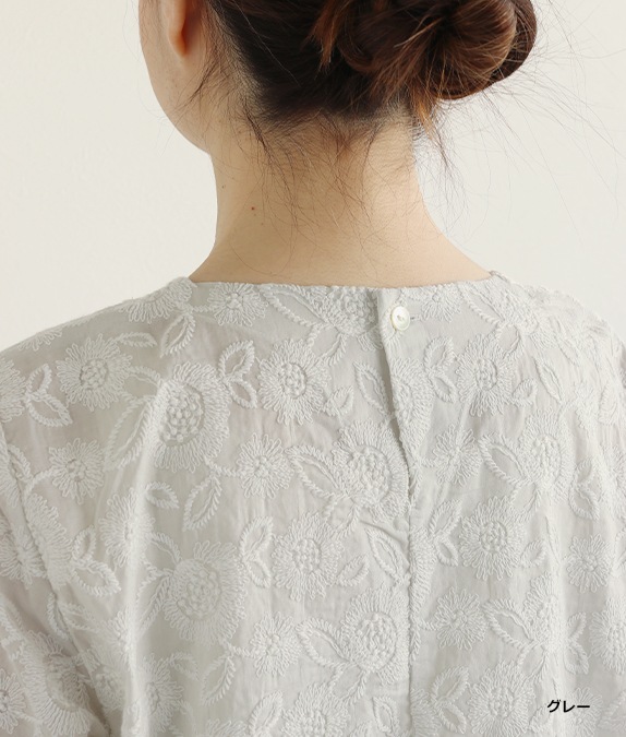 【SALE30%OFF】ブラウジングレースブラウス