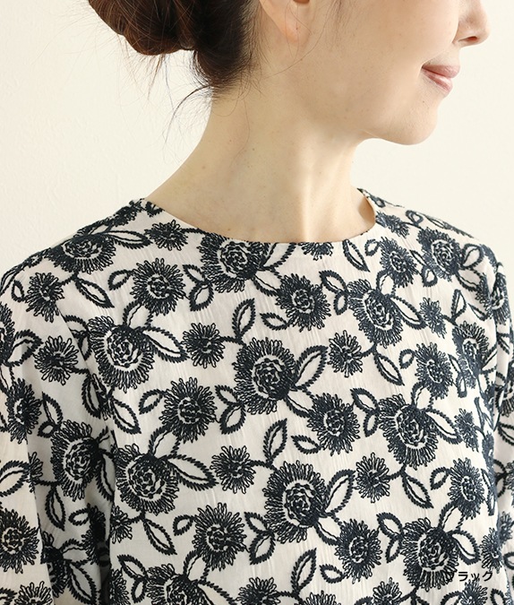 【SALE30%OFF】ブラウジングレースブラウス