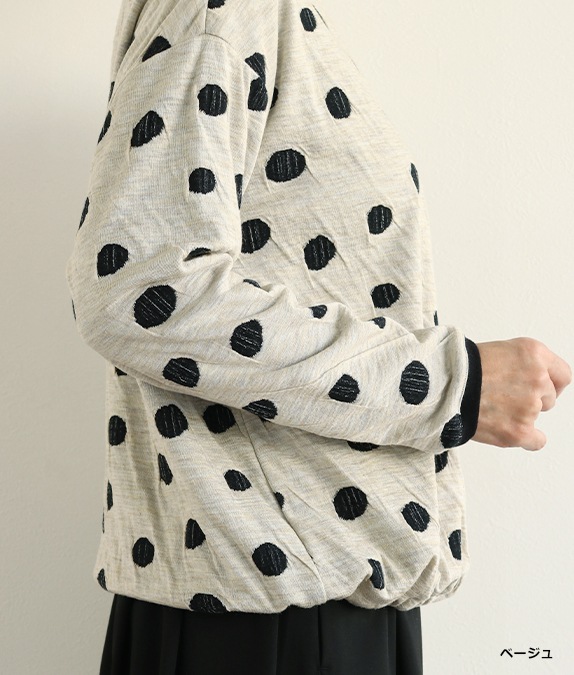 【SALE30％OFF】接結ドットプルオーバー