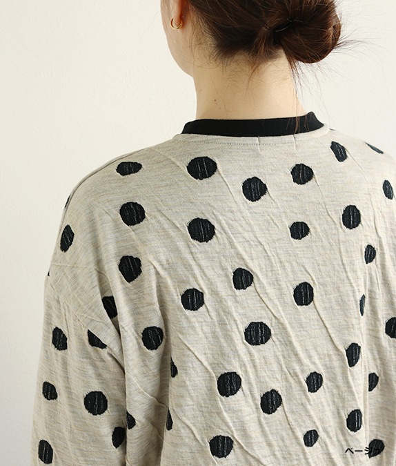 【SALE30％OFF】接結ドットプルオーバー