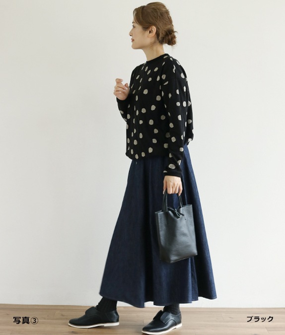 【SALE30％OFF】接結ドットプルオーバー