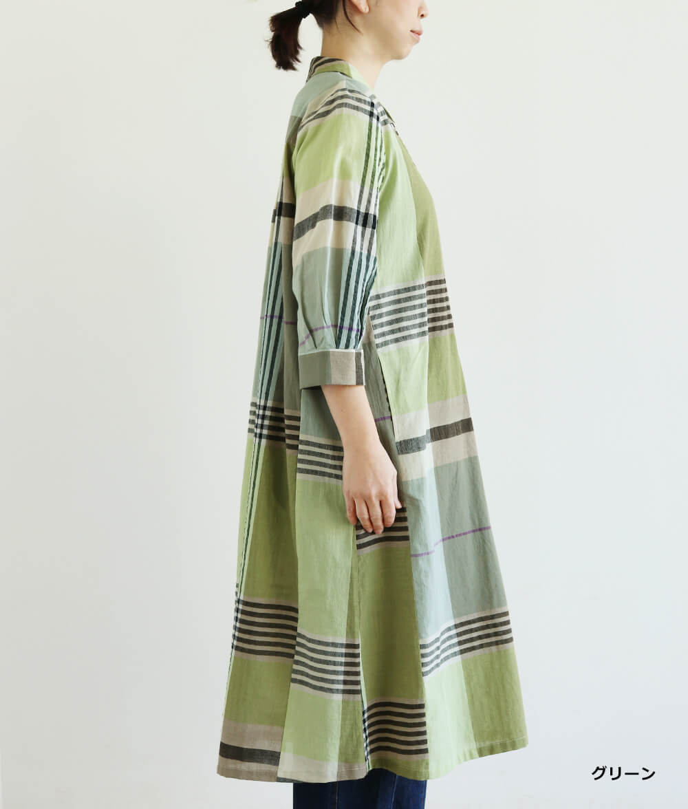 【SALE20%OFF】ビッグチェックワンピース