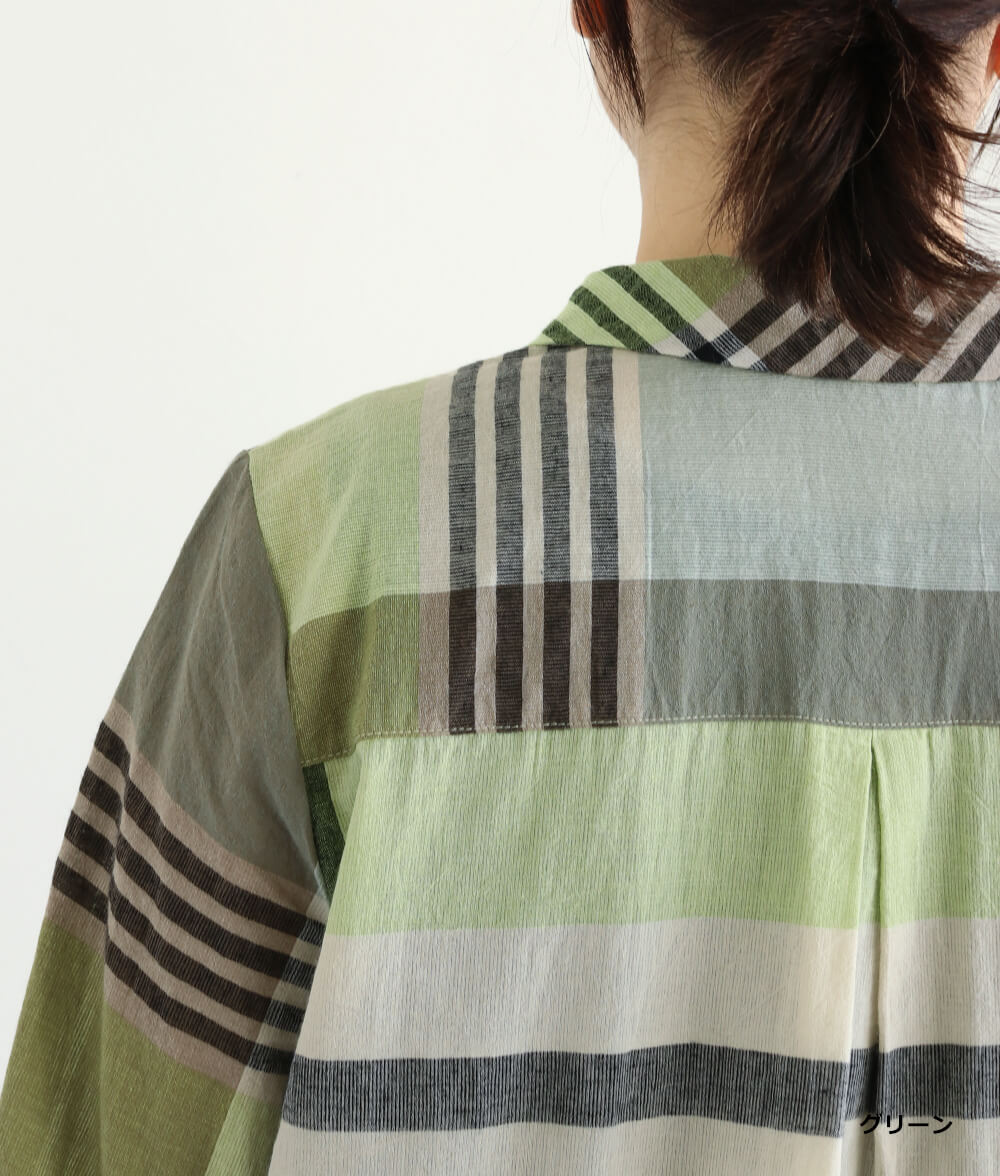 【SALE20%OFF】ビッグチェックワンピース