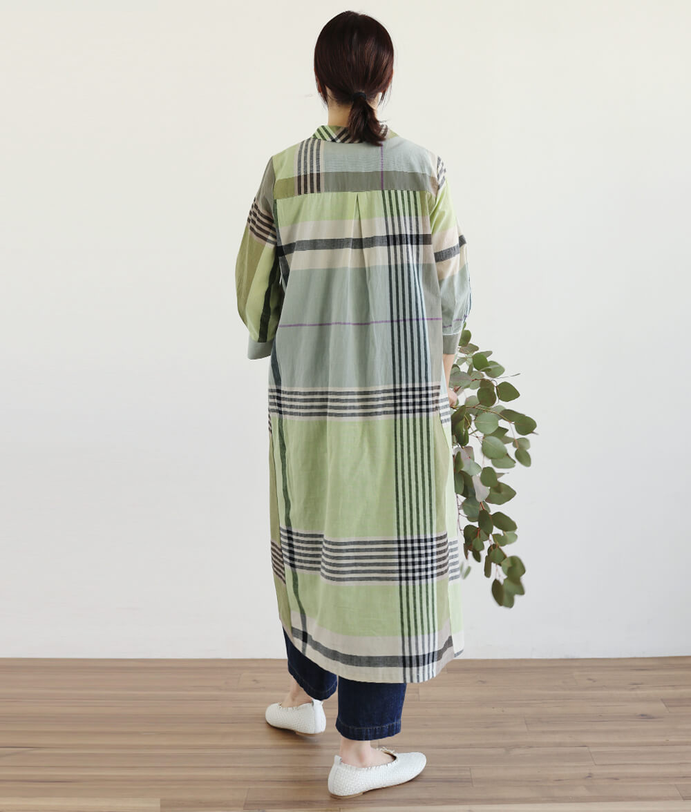 【SALE20%OFF】ビッグチェックワンピース
