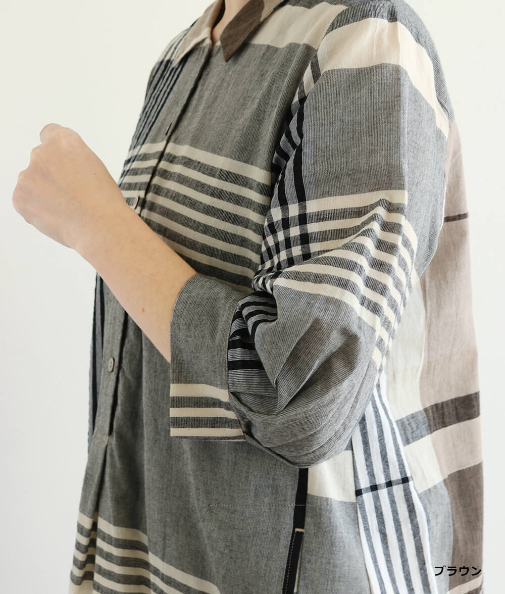 【SALE20%OFF】ビッグチェックワンピース