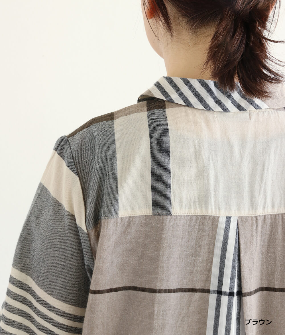 【SALE20%OFF】ビッグチェックワンピース