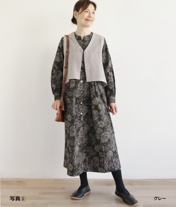 最終値下げ　かぐれ　リネンショートベスト かぐれ リネンレーヨンショート ベスト レディース