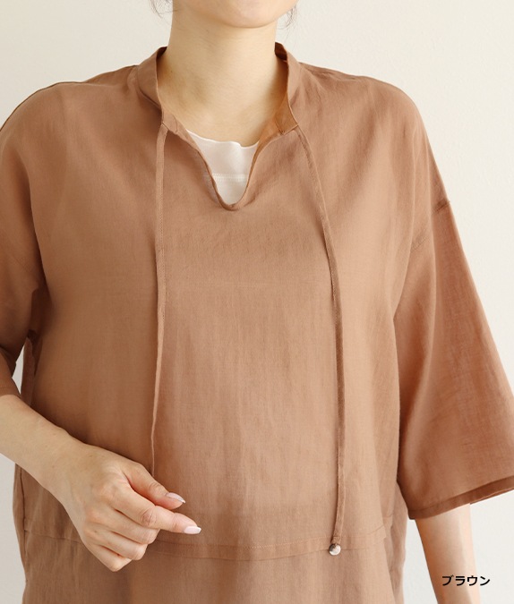 コットンシフォンブラウスl 50代・60代からの婦人服 オルウェイズ公式